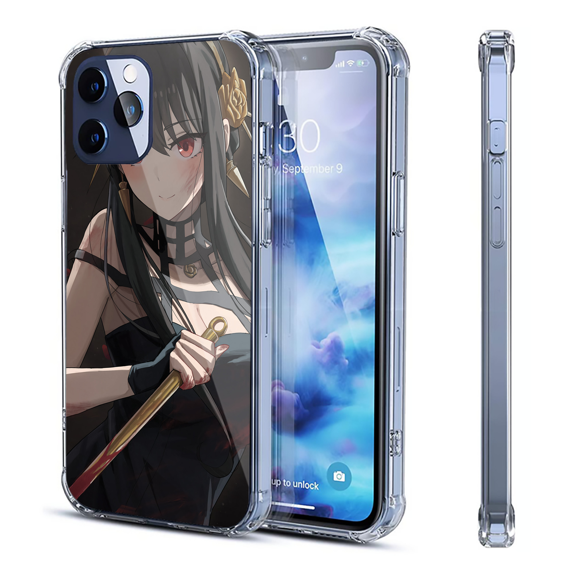 （画像用） SPY×FAMILY间谍家家酒 【iPhone 12シリーズ対応】透明スマホケース（クリアソフトケース）